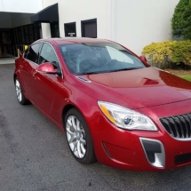 Red Buick with Black AlloyGators