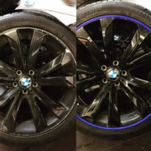 BMW Alloy Wheel with Blue AlloyGators