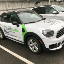 White Mini with Green AlloyGators