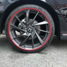 Black Honda with Red AlloyGators