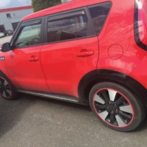 Red Kia with Red AlloyGators