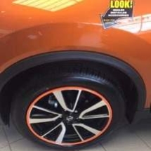 Orange Nissan with Orange AlloyGators