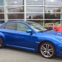 Blue Subaru with Red AlloyGators