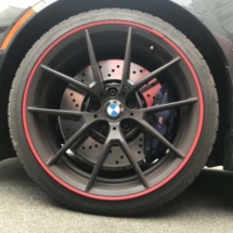 Black BMW with Red AlloyGators